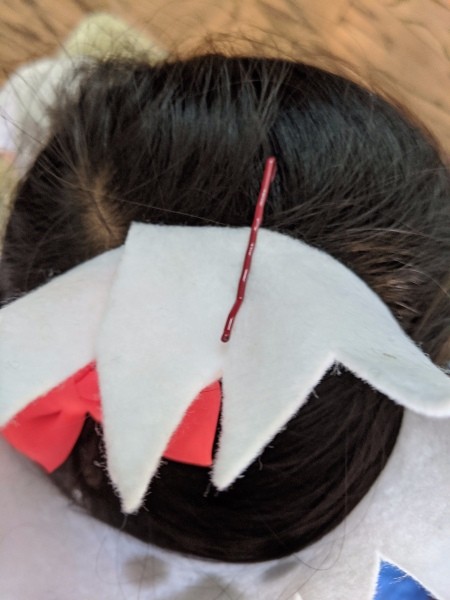 Felt Crown Headband - bobby pin will hold the crown shape together
