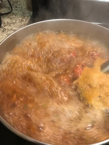 heating Minestrone Soup