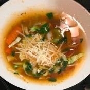bowl of Minestrone Soup
