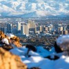A view of Reno, NV with the mountains behind.