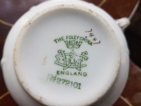 Identifying a Mustache Tea Cup and Saucer