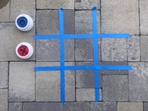 Outdoor Tic Tac Toe Game - ready to play