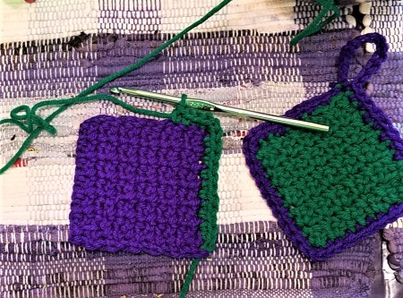 Blue Flew and the Bottle Top Kids!! - adding contrasting border