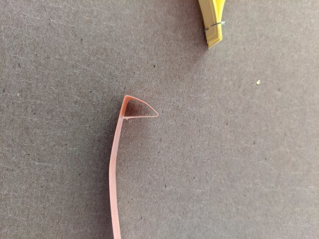 Chick or Duckling Easter Decoration - first triangle for beak or bill