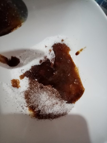 mixing sugar & instant Coffee