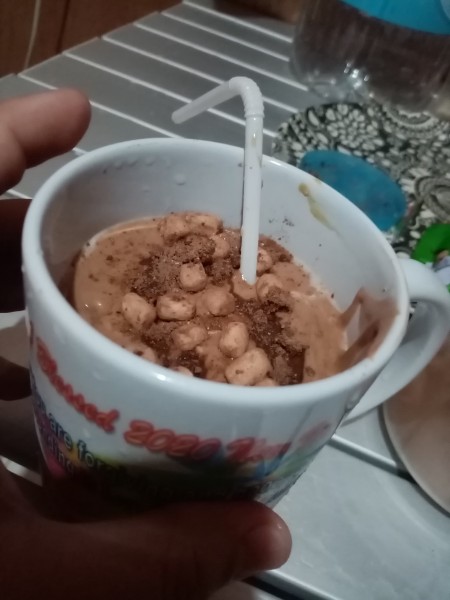 Milo Dalgona in cup