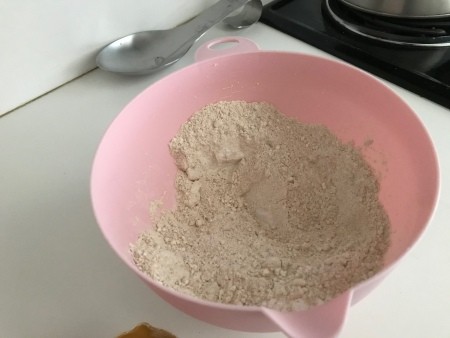 dry ingredients in bowl