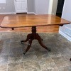 Identifying an Antique or Vintage Table - open table that has a latch on the underside to fold the top down