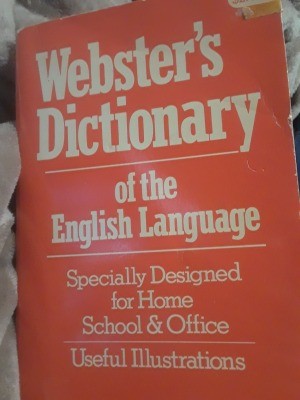 Value of a Webster's Dictionary - cover of the book