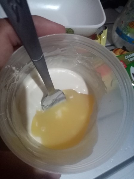 mixing cream & milk