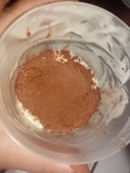 added chocolate malt powdere