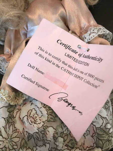 Value of a Cathay Collection Doll