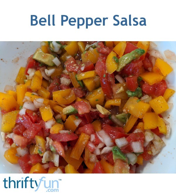 Bell Pepper Salsa ThriftyFun