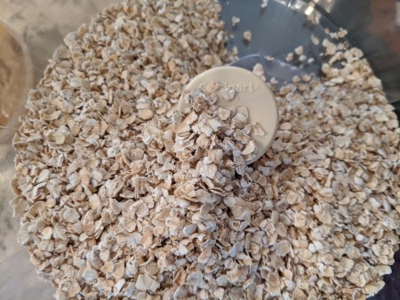 pulsing rolled oats