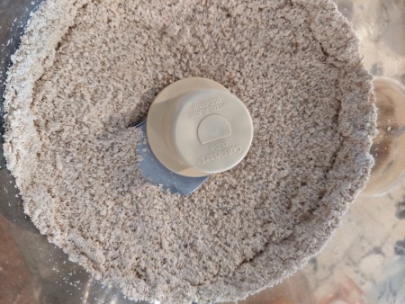 oat flour in food processor