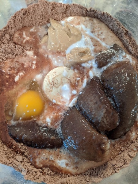 eggs added to batter