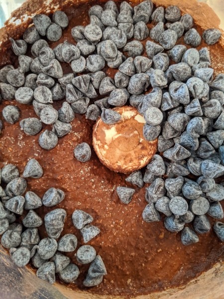 Chocolate chips added in