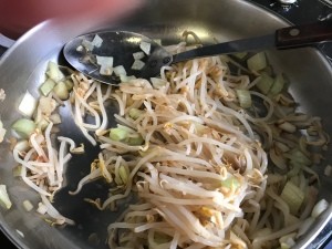 Stir Fried Bean Sprouts & veggies