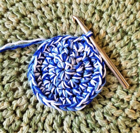 Crochet "Go Back" Bowl - next round