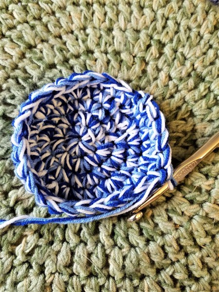 Crochet "Go Back" Bowl - beginning sides