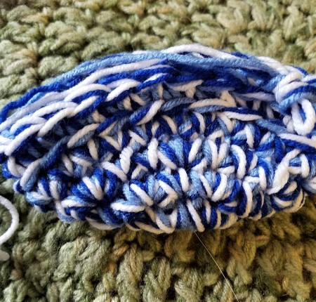 Crochet "Go Back" Bowl - continuing to crochet sides