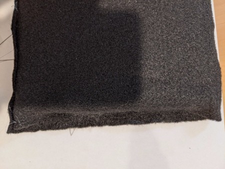 Inexpensive Felt Message Board - view from the top