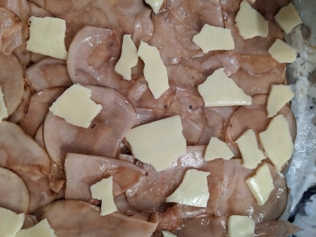 cheese added to Potatoes