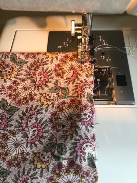 Fabric Face Mask - stitching sides