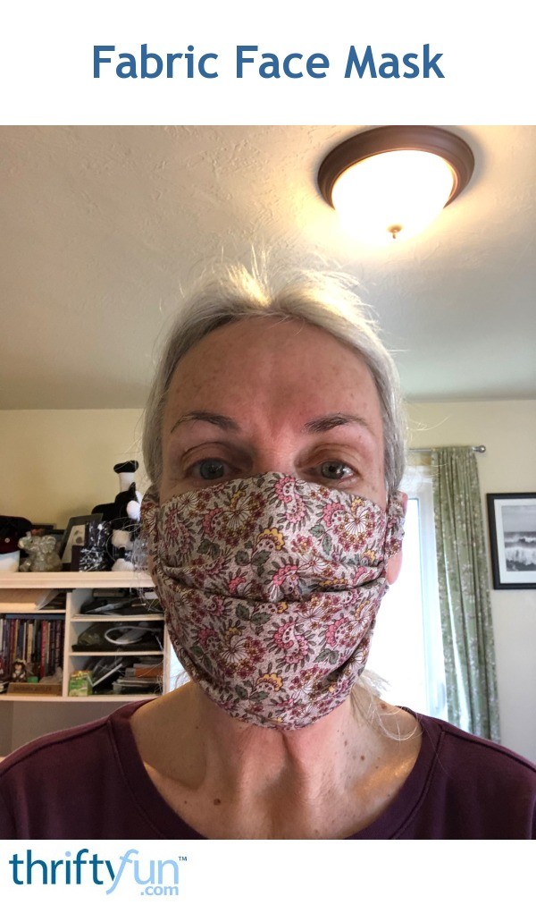 Making a Pleated Fabric Face Mask | ThriftyFun