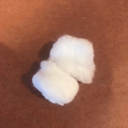 Easter Box - cotton balls