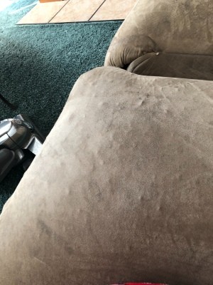 Fixing Little Bumps Under Couch Fabric - bumps under microfiber type fabric