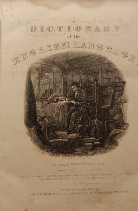 Value of a 1886 Webster's Dictionary