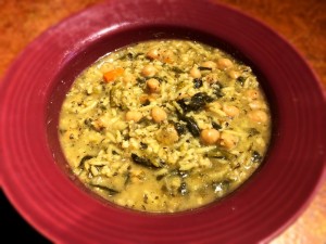 Spinach Herb and Bean Soup
