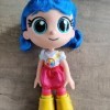 Value of a Prototype Doll - plastic doll with blue hair, very large eyes, and that speaks