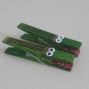 Alligator Clothespins - two green alligator clothespins