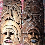 Identifying Carved Wooden Masks - intricately carved wooden masks