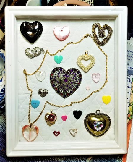 Protecting and Displaying Your Collection - finished shadow box