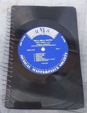 Notebook from Vinyl Records - spiral notebook with vinyl record cover