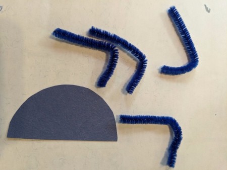 Recycled Paper Tube Bug Toy - cut up a pipe cleaner for legs