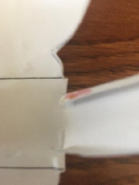 Teacup Party Favor Holder - fold and glue on patten lines