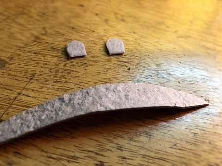 Egg Carton Panda - two small ears cut from the carton and a boomerang shape for the arms