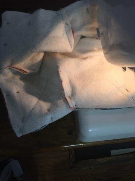 Fabric Bowl Hot Pad - sew together, leaving an opening for turning