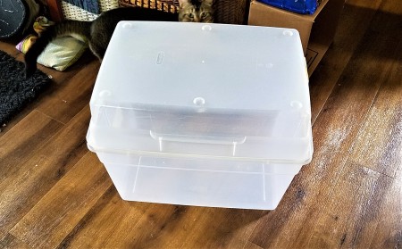 Two Lidless Tubs Become One