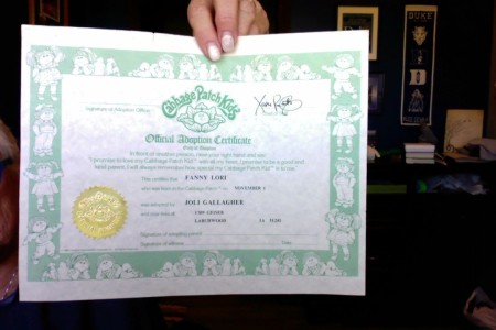 Selling a Cabbage Patch Doll