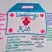 Wedding Emergency Kit