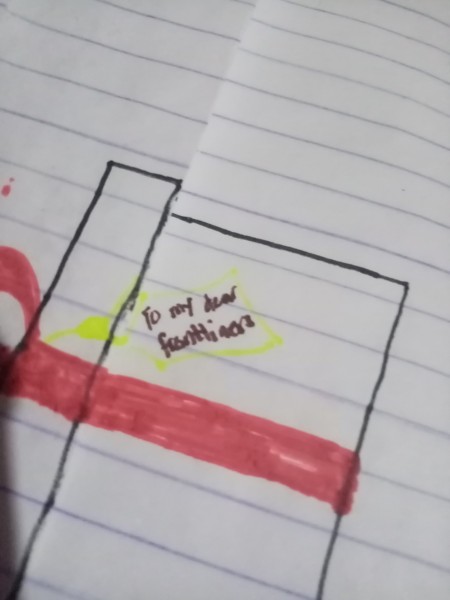 Message Box for the Frontliners (COVID19) - draw on a message tag on the front of the box