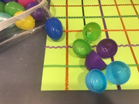 Plastic Egg Match-Up Game - cut the eggs apart if needed