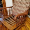 Information on a Conant Ball Co. Chair - rescued vintage chair with worn back cushion and missing seat cushion