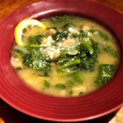 bowl of Beans and Greens Soup