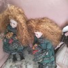 Identifying a Porcelain Doll - two dolls with combed out hair